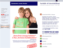Tablet Screenshot of nachhilfe.com